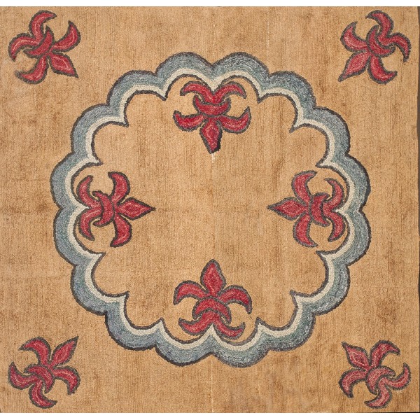 Early 20th Century American Hooked Rug