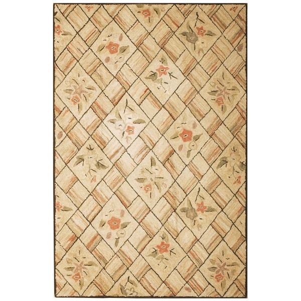 American Hooked Rug #17292