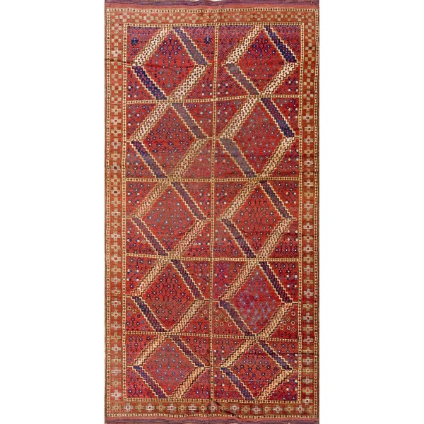 19th Century Central Asian Ersari Carpet 