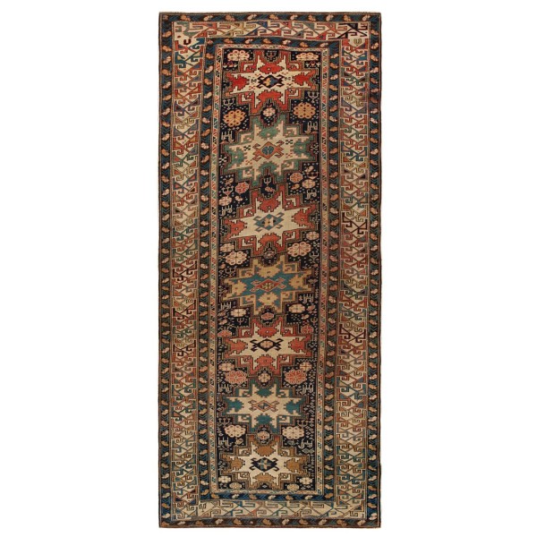 19th Century Caucasian Shirvan Lesghi Runner Carpet