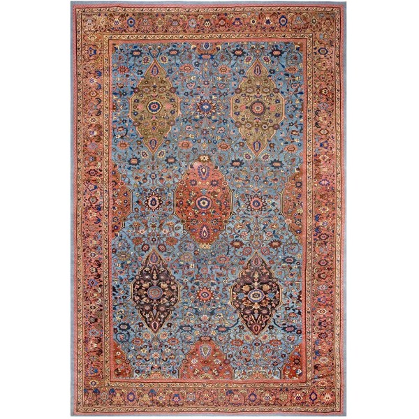 19th Century Persian Sultanabad Carpet 