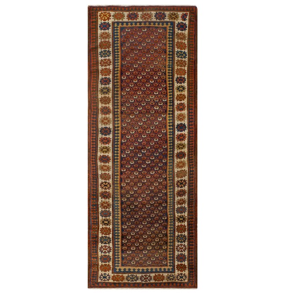 19th Century W. Persian Kurdish Runner Carpet