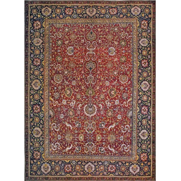 19th Century Indian Agra Carpet