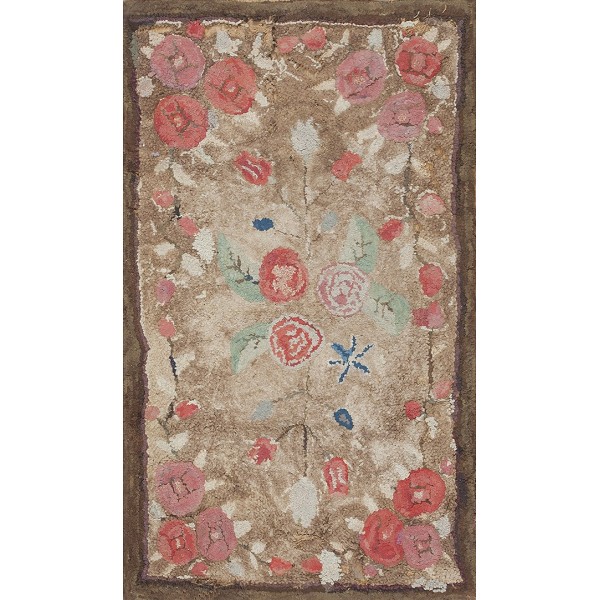 American Hooked Rug #19134