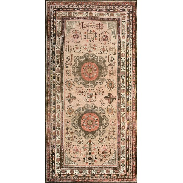 Late 19th Century Central Asian Khotan Carpet