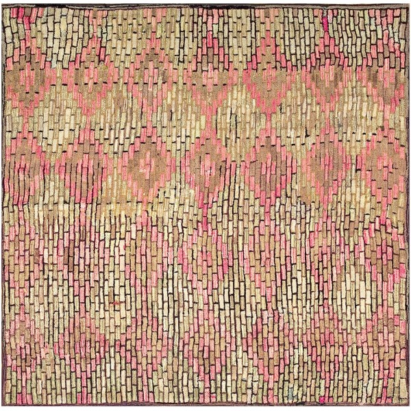 American Hooked Rug #20-13109