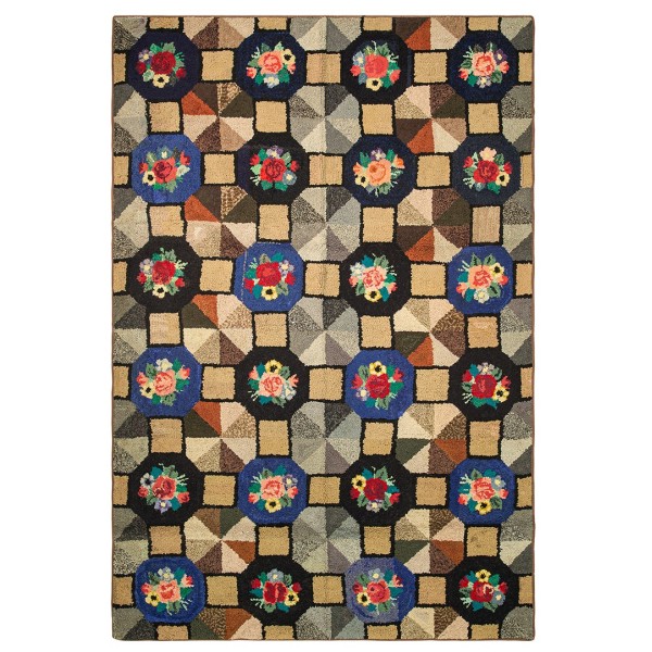 American Hooked Rug #20459