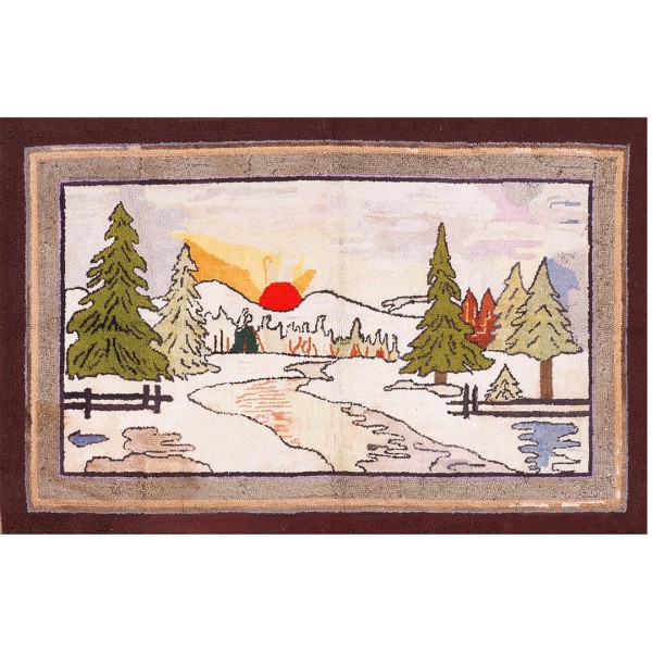 American Hooked Rug #20461