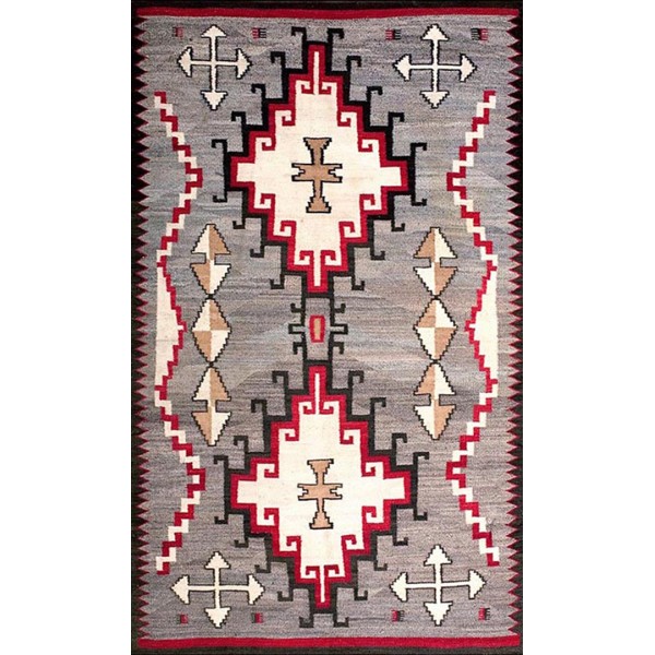 Early 20th Century American Navajo Carpet 