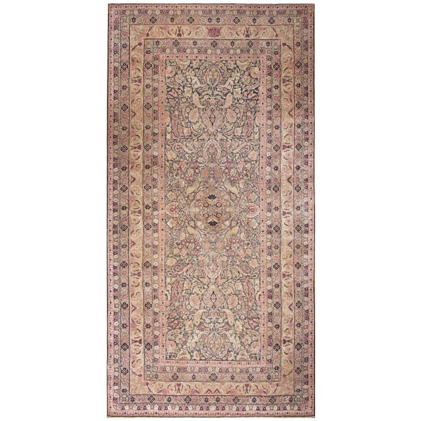 19th Century Persian Kerman Laver Carpet