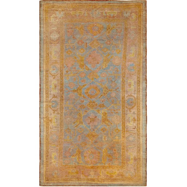 19th Century Turkish Oushak Carpet