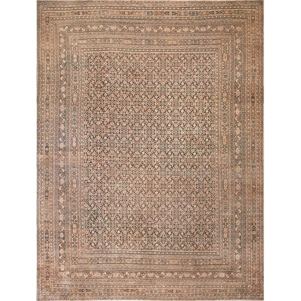 19th Century N.E. Persian Khorassan Moud Carpet