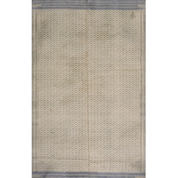 Early 20th Century N. Indian Cotton Dhurrie Carpet