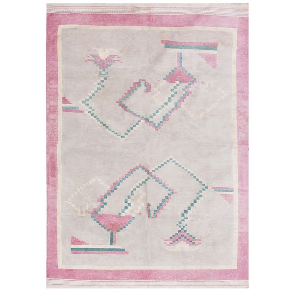 Early 20th Century Indian Cotton Dhurrie Carpet