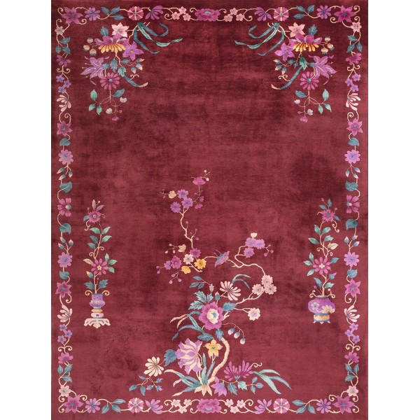 1920's Chinese Art Deco Carpet