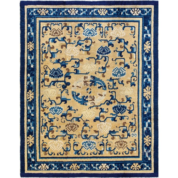 Early 19th Century W. Chinese Ningxia Carpet I