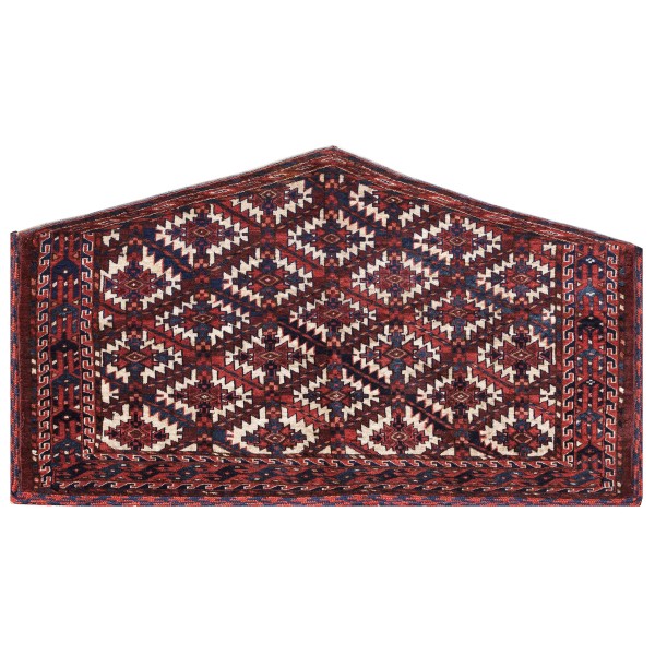 19th Century Central Asian Turkmen Yamoud Asmalyk Rug