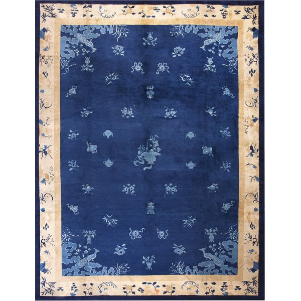 Early 20th Century Chinese Peking Carpet 