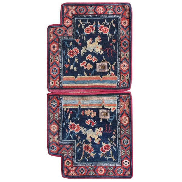 Early 20th Century Chinese Tibetan Saddle Cover 