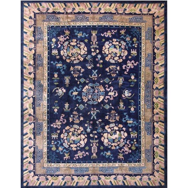 Early 20th Century Chinese Peking Carpet 