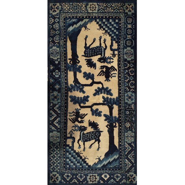 Early 20th Century Chinese Peking Carpet