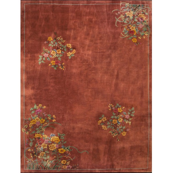 1920s Chinese Art Deco Carpet 