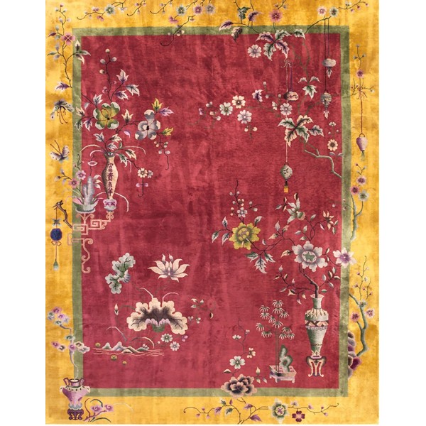 1920s Chinese Art Deco Carpet by Nichols Workshop