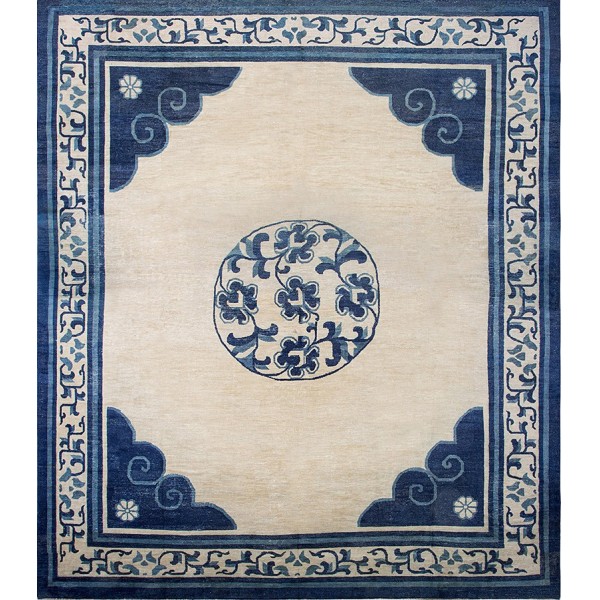 Late 19th Century N. Chinese Mongolian Carpet