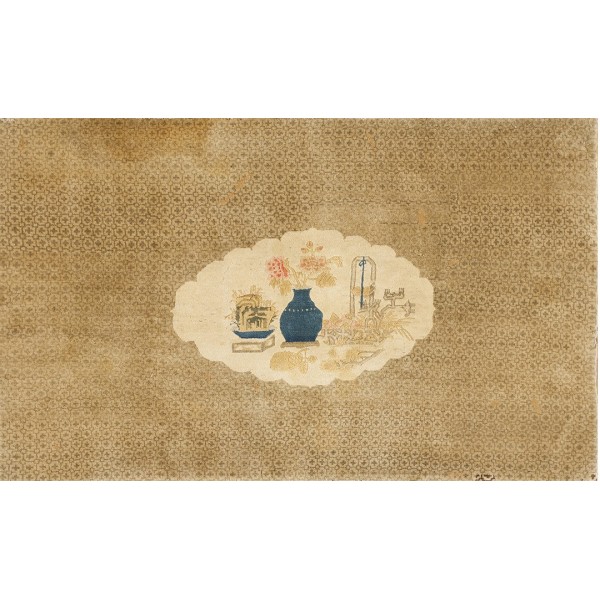 Early 20th Century N. Chinese Baotou Carpet