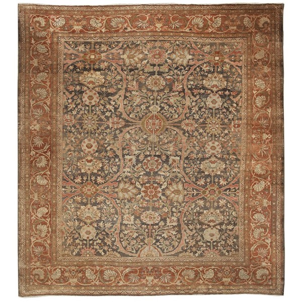 19th Century Persian Sultanabad Carpet 
