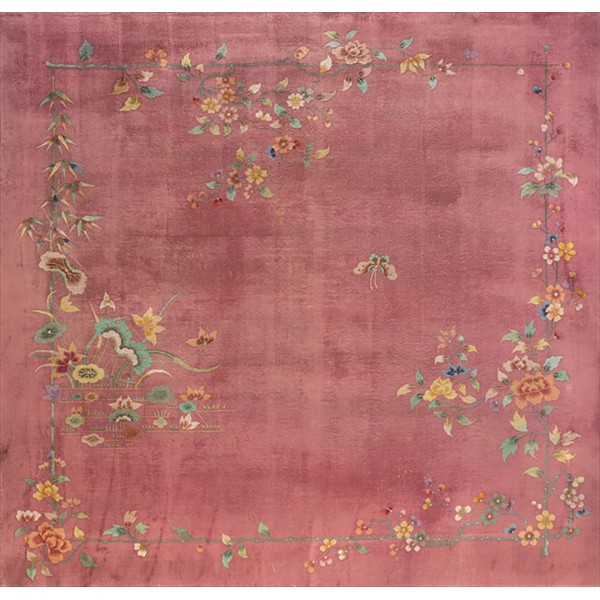 1930s Chinese Art Deco Carpet by Nichols Workshop