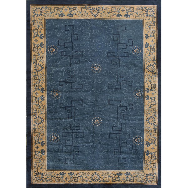Early 20th Century Chinese Peking Carpet 