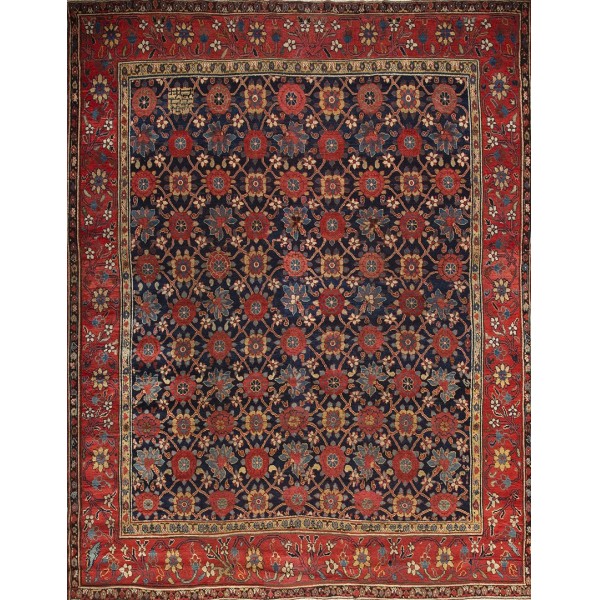 Early 19th Century N.W. Persian Carpet with Inscription Dated 1808