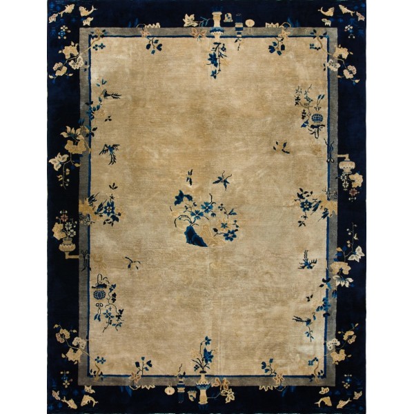 Early 20th Century Chinese Peking Carpet 