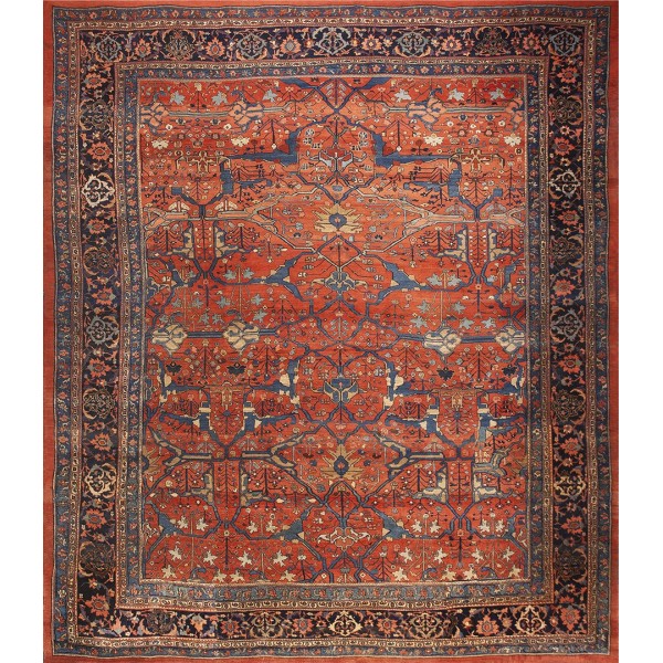 19th Century W. Persian Bijar Garrus Carpet