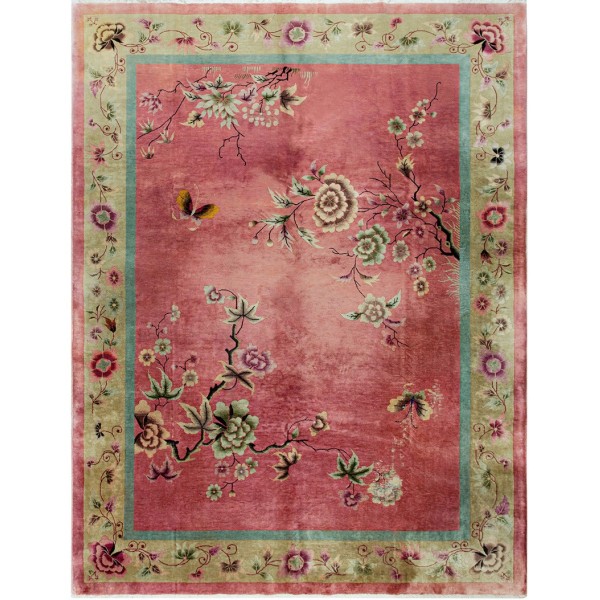 1920s Chinese Art Deco Carpet 