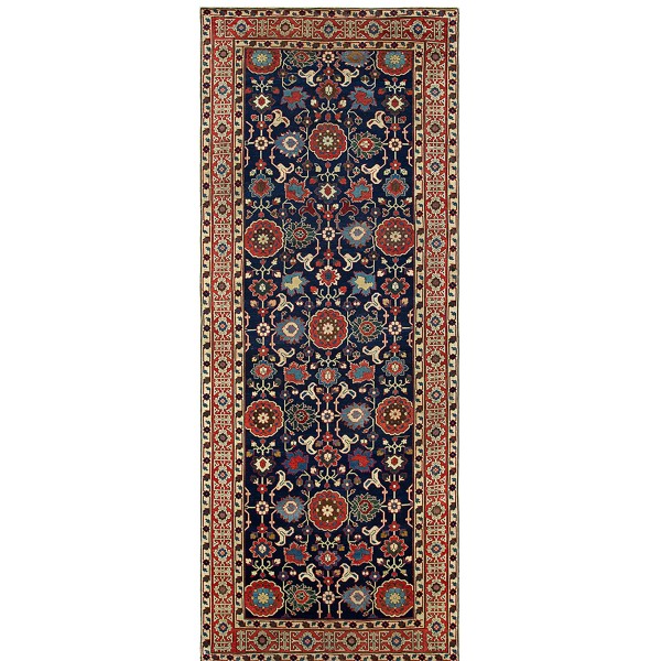 Early 19th Century Caucasian Afshan Kuba Carpet 