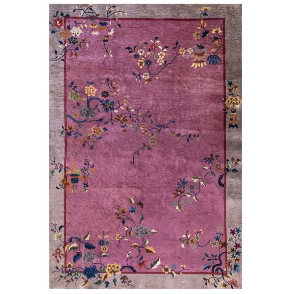 1920s Chinese Art Deco Carpet 