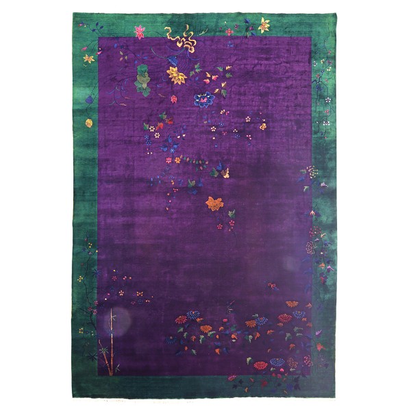 1920s Chinese Art Deco Rug by Nichols Workshop