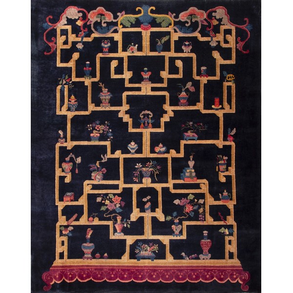 1920s Chinese Art Deco Carpet