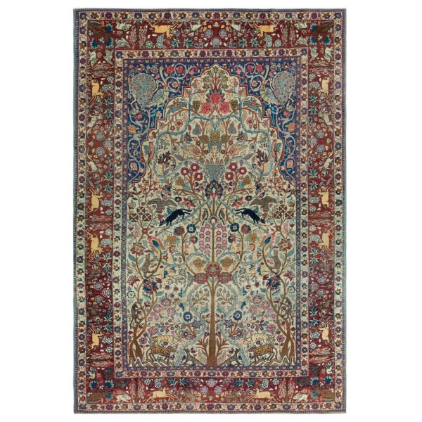 Early 20th Century Tehran Prayer Carpet