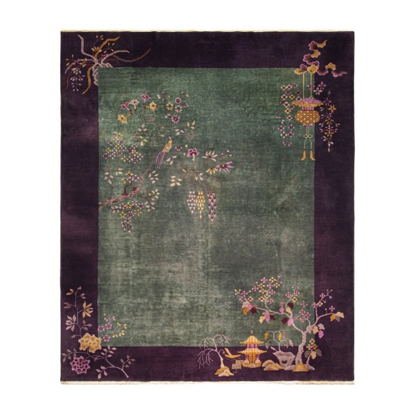 1920s Chinese Art Deco Carpet 