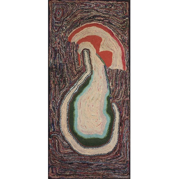 Mid 20th Century American Hooked Rug