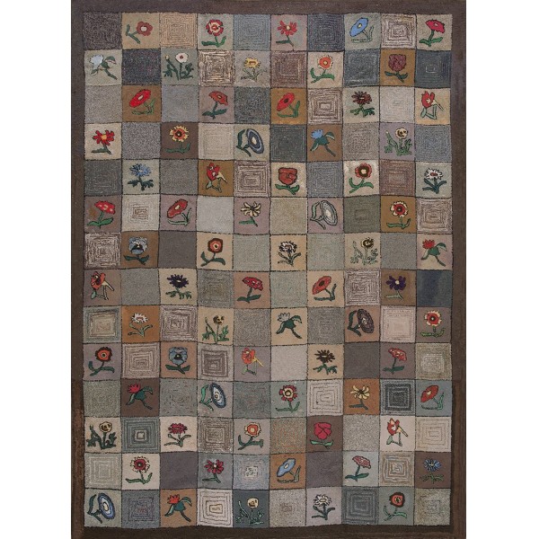 Early 20th Century American Hooked Rug