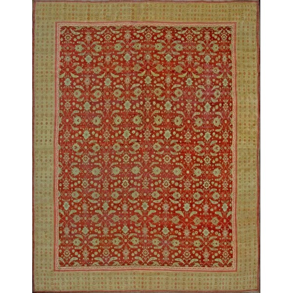 19th Century N. Indian Agra Carpet