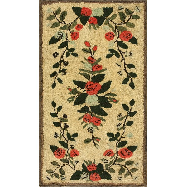 American Hooked Rug #18428
