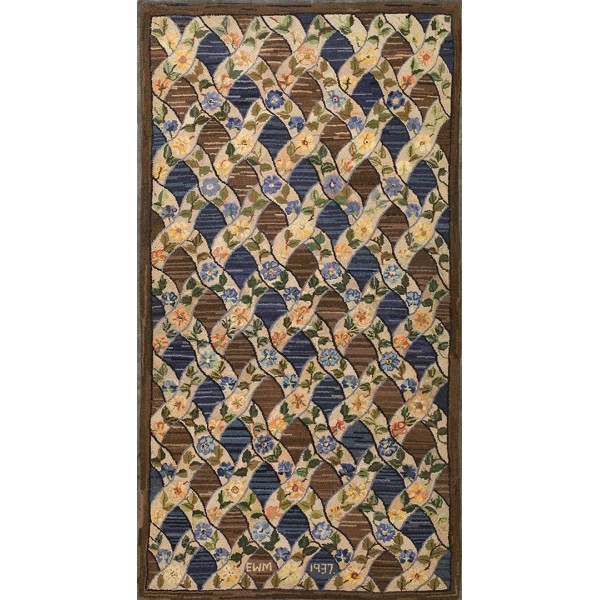 American Hooked Rug #19235