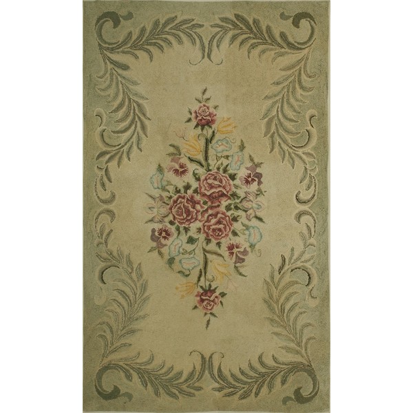 American Hooked Rug #17244