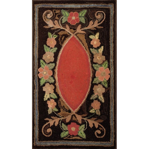 American Hooked Rug #17252