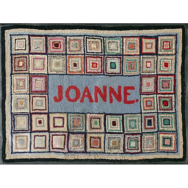 American Hooked Rug #17474